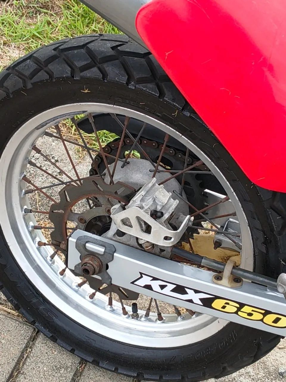 KLX 650 rellquia! manual e chave reserva! - Foto 3