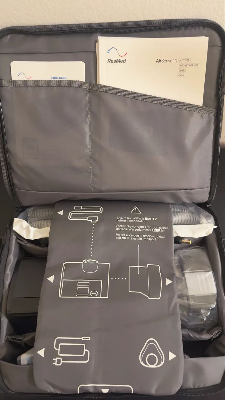 Kit CPAP ResMed Airsense S10 AutoSet + Máscara Nasal Dreamwear Philips - Foto 4
