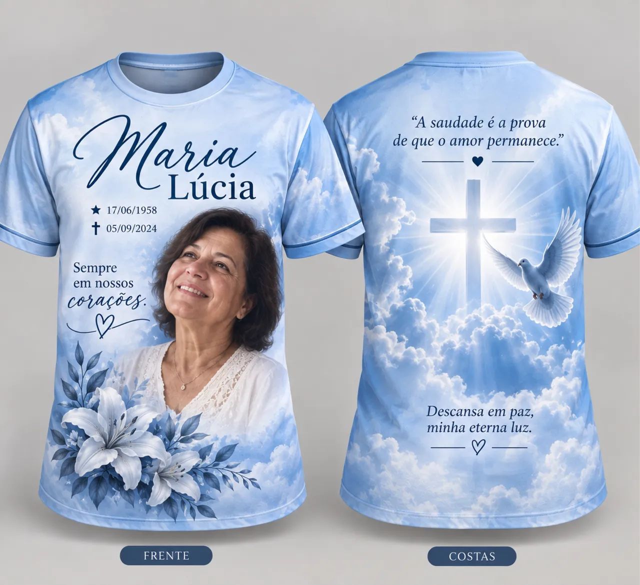 CAMISAS DE FALECIMENTO PERSONALIZADAS * - Foto 2