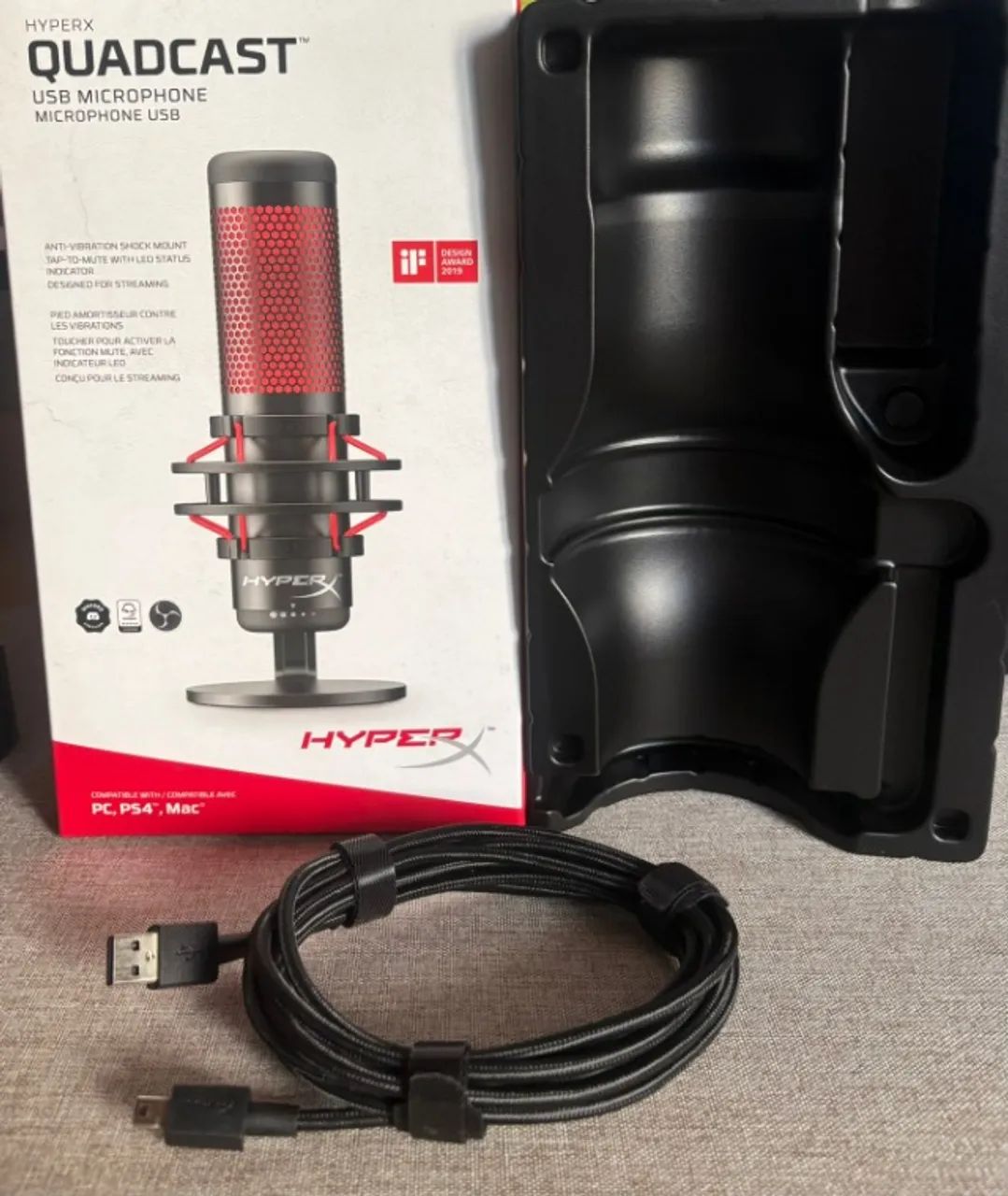 Microfone HyperX Quadcast - Foto 4