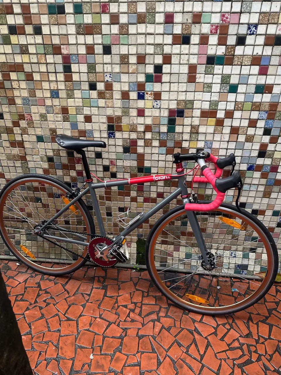 Bicicleta Giant Fixa de Cromoly - Foto 4