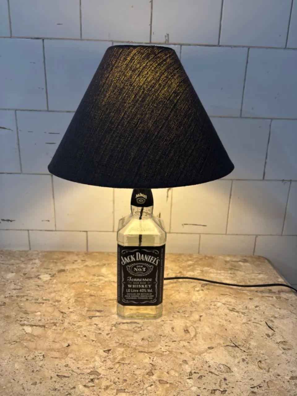 Abajur Jack Daniels - Artesanal
