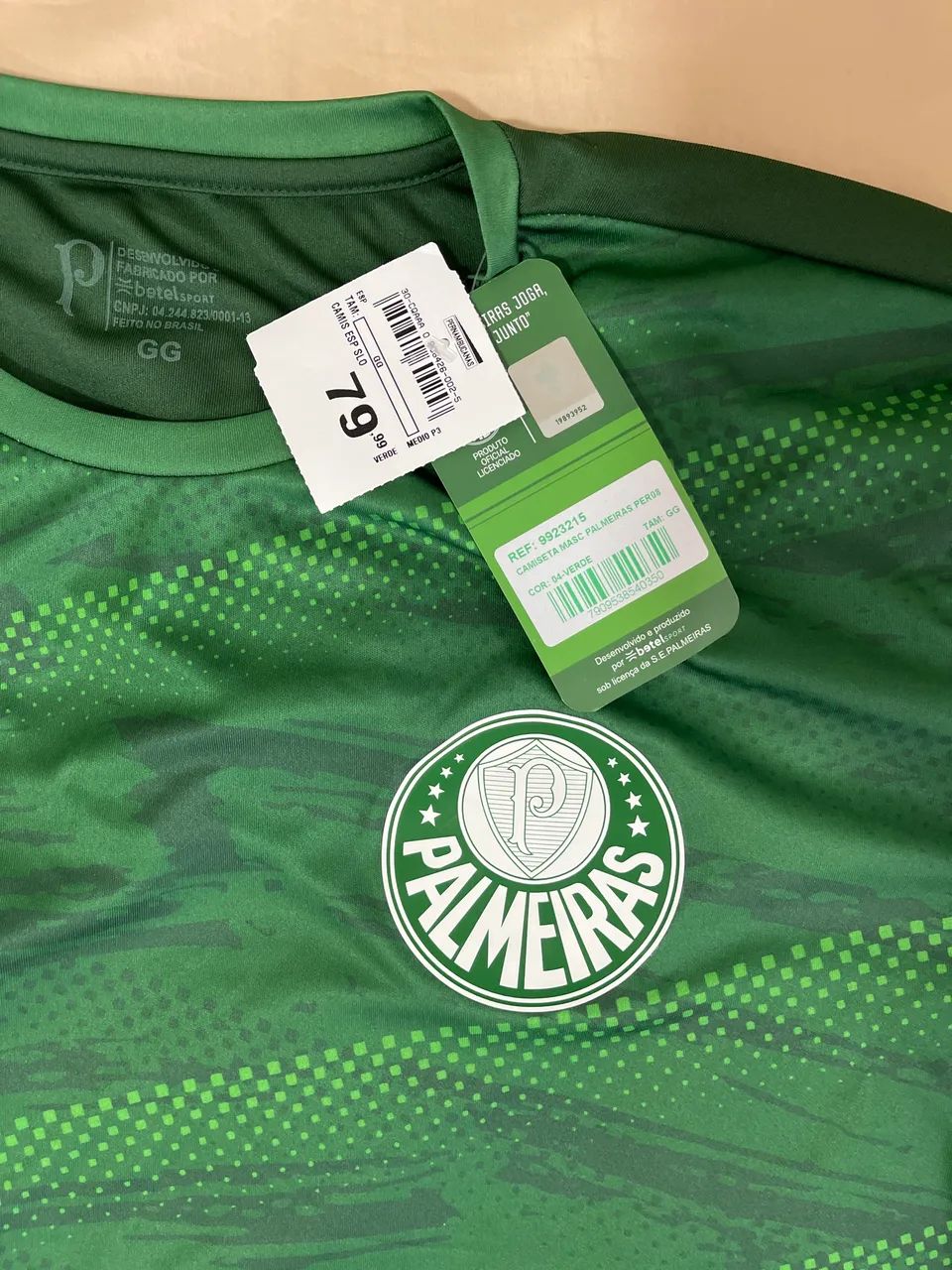 Camiseta Palmeiras GG - Foto 2