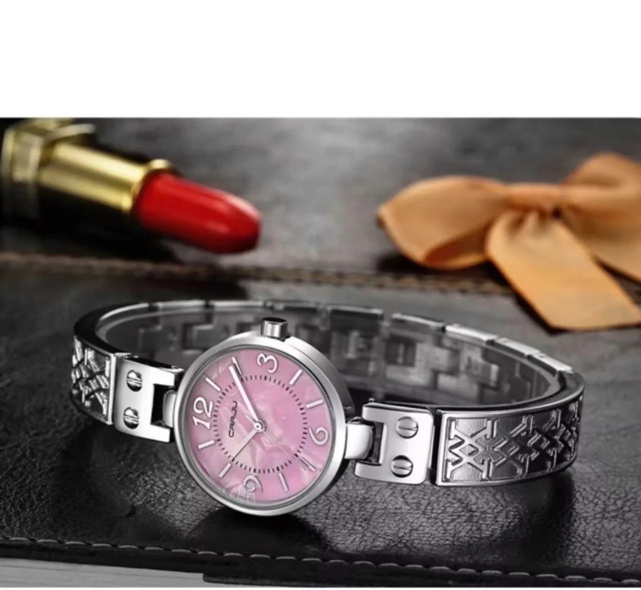 RELÓGIO FEMININO DE AÇO INOX.  - Foto 5