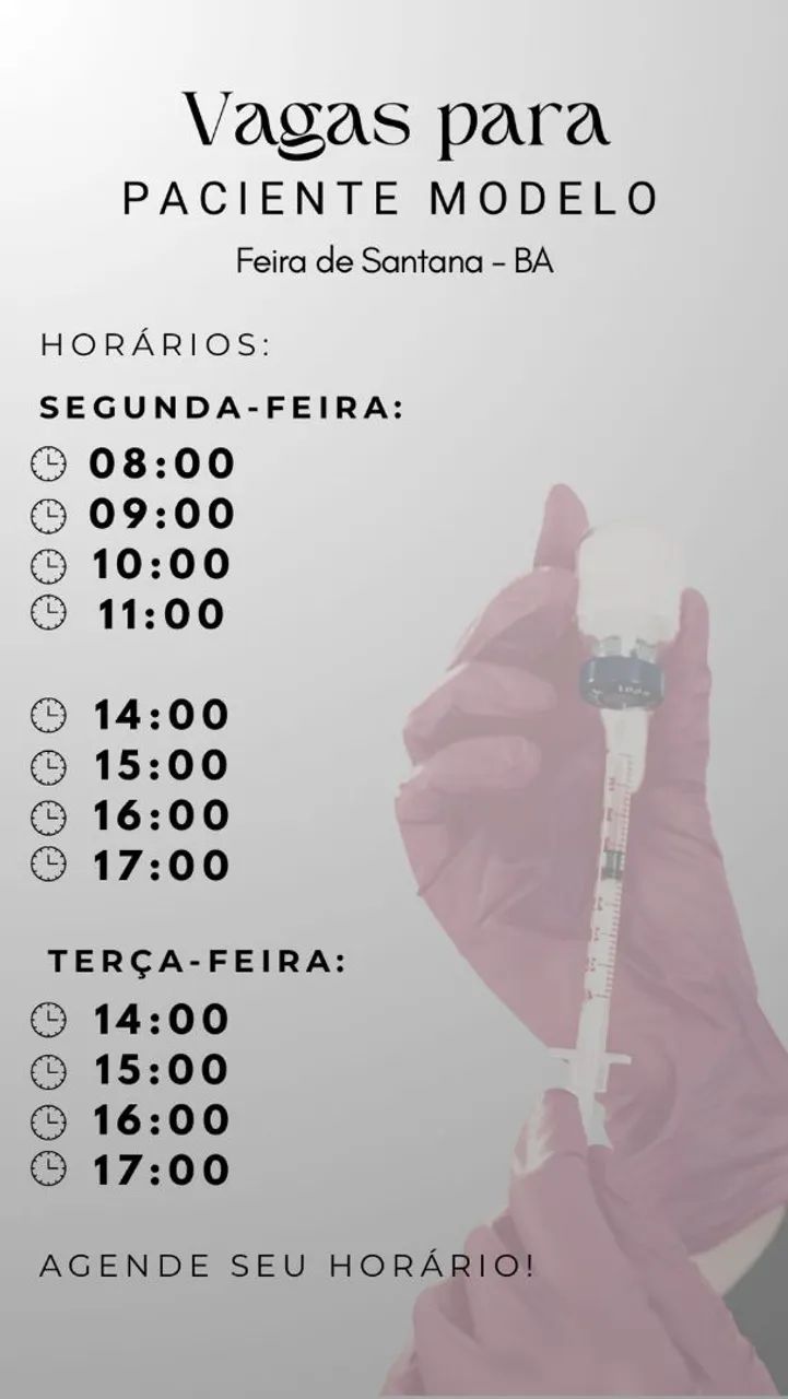 Vagas para PACIENTE MODELO  - Foto 3