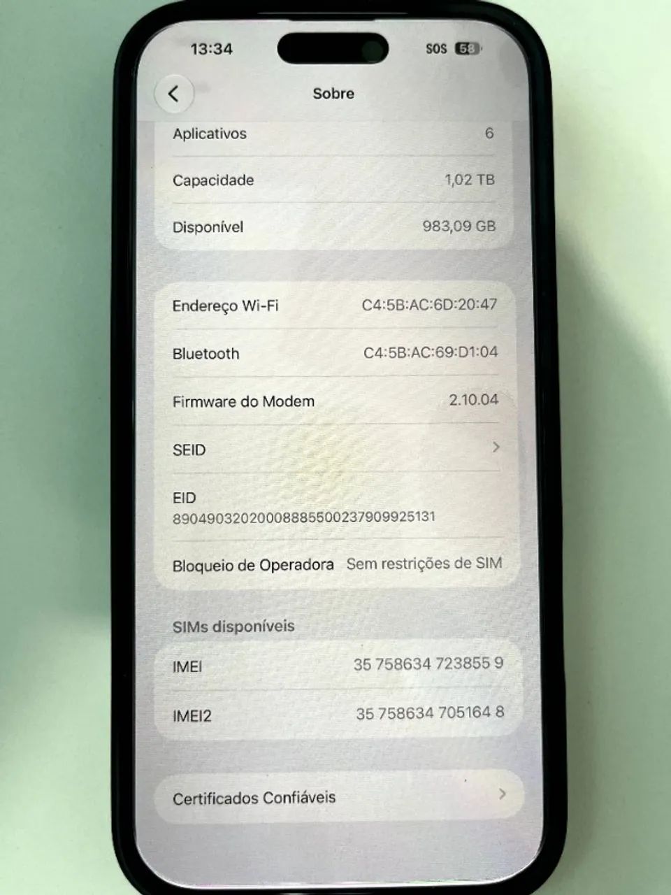 iphone 17 pro max 1tb prata - Foto 4