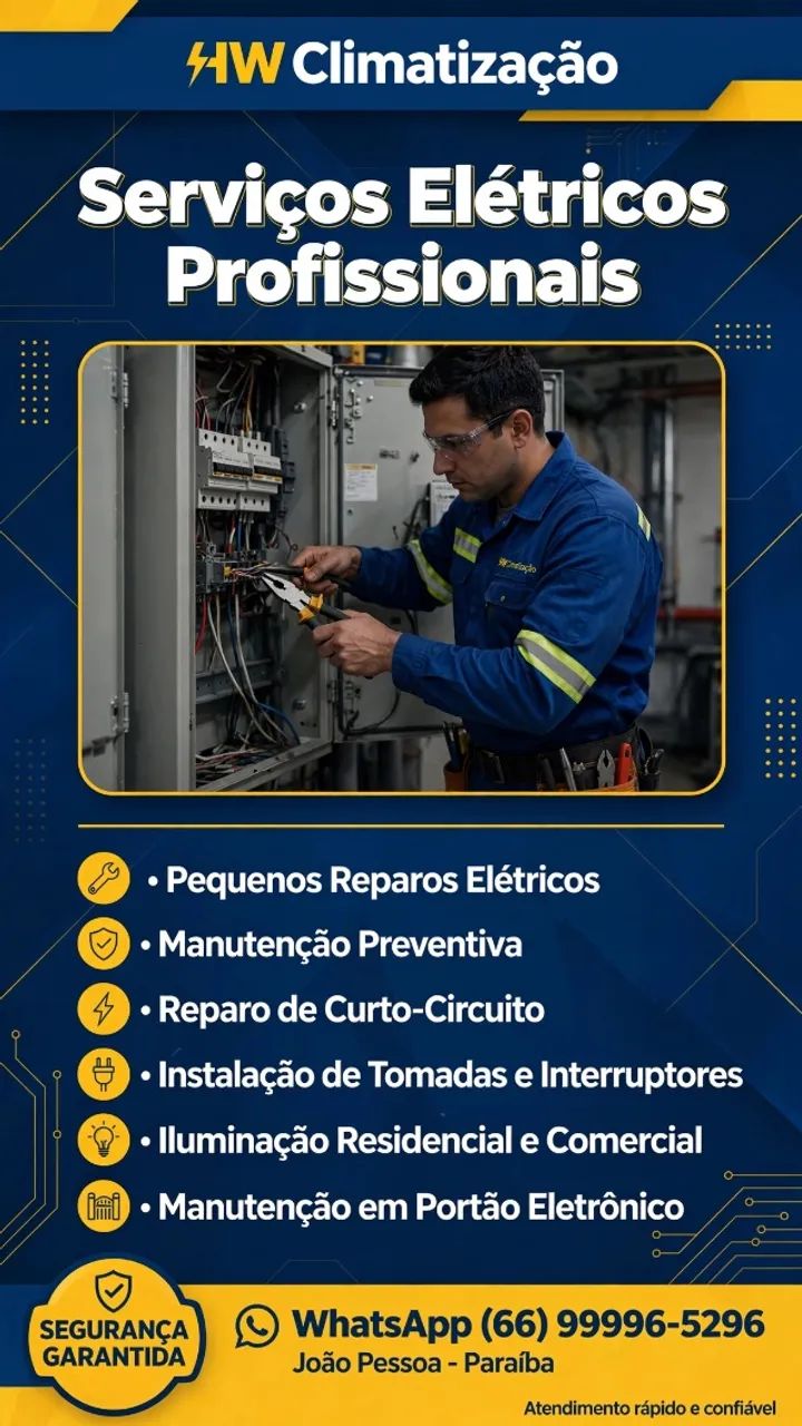 Serviços elétricos e motor eletrônico 