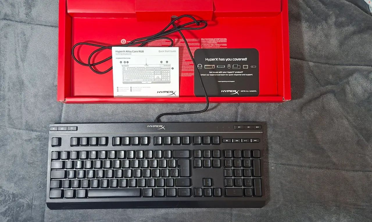 Teclado Gamer Hyperx Alloy Core RGB - POUCO USADO - Foto 3