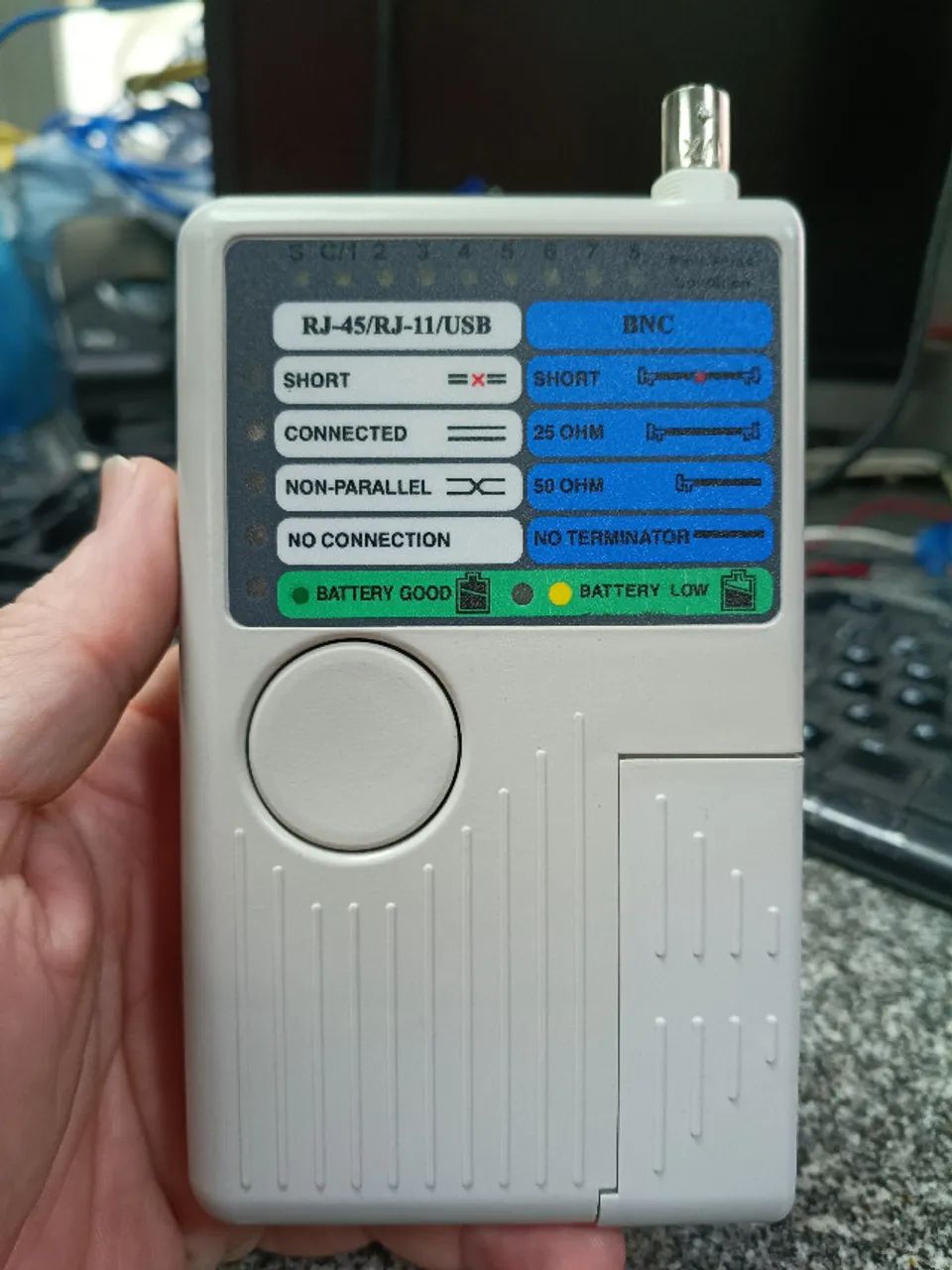 Testador de cabo de rede