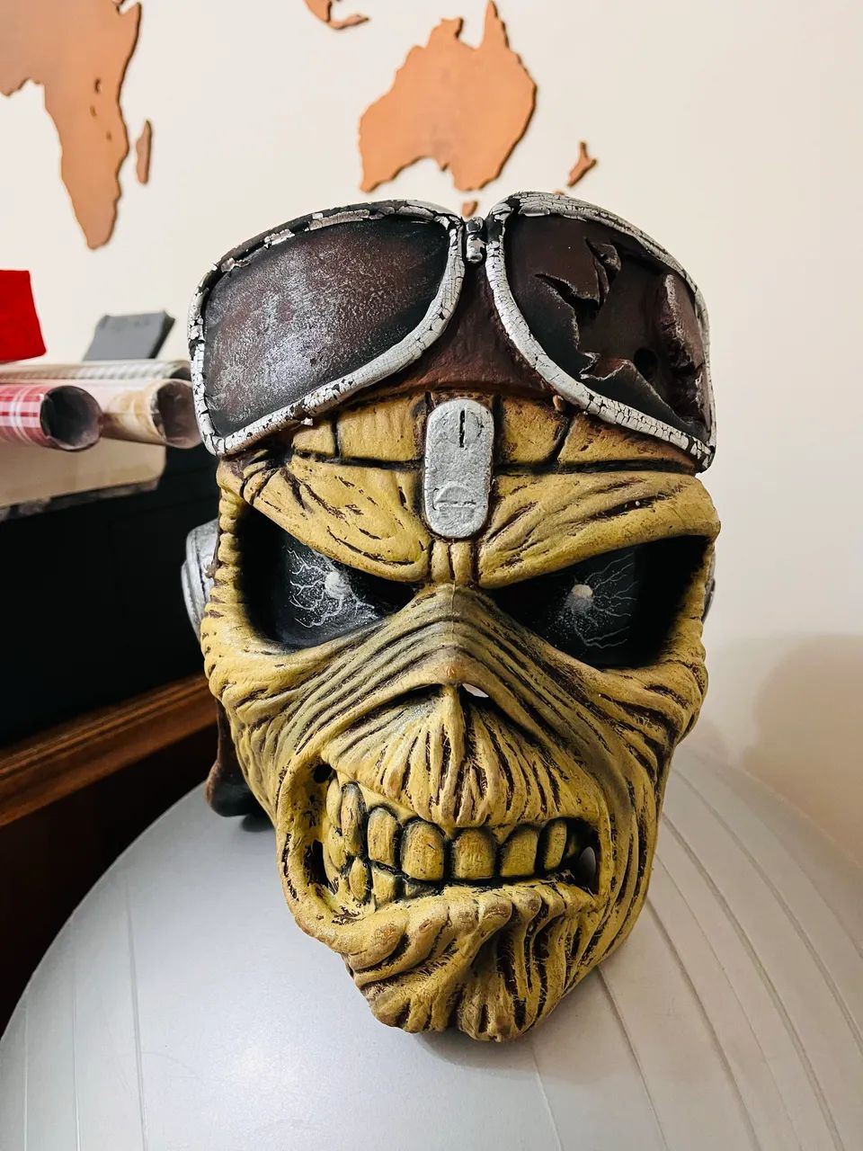 Eddie Iron Maiden - Máscara Aces High - Hobbies e coleções