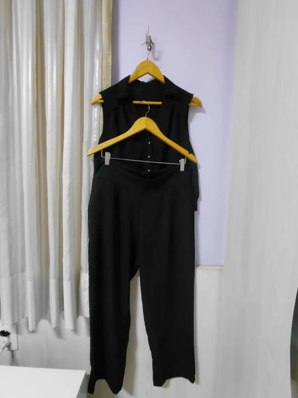 Conjunto de crepe preto - Foto 2