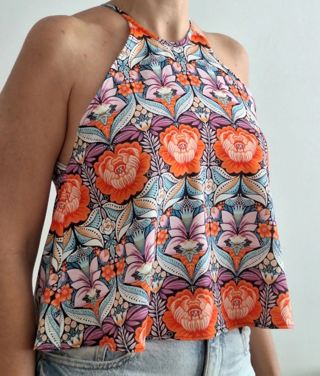Blusa Zara floral tam M - Foto 3