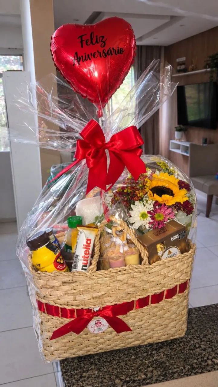 Box, cestas e buquês 