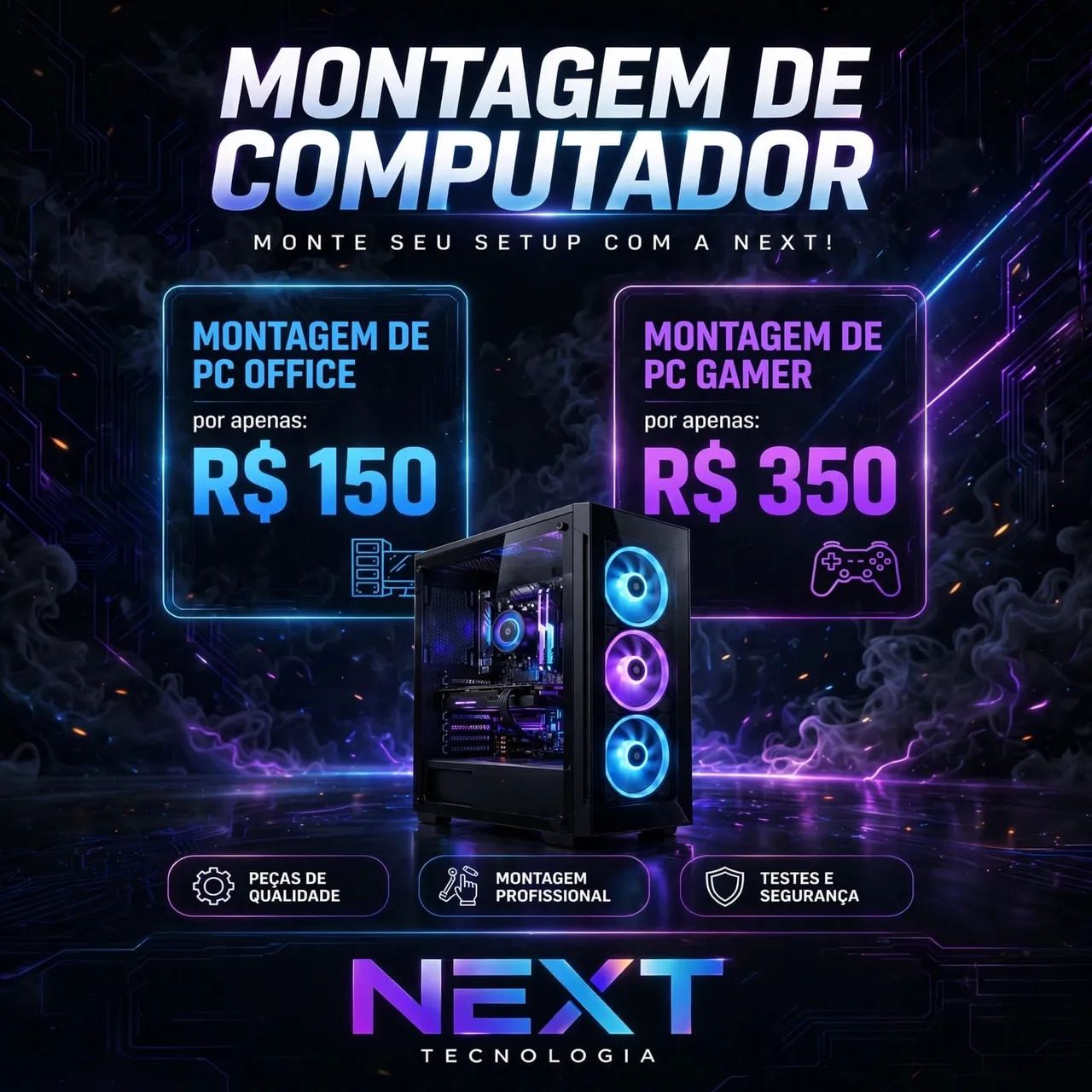 ? NEXT TECNOLOGIA | ASSISTÊNCIA TÉCNICA E MONTAGEM DE PC - Foto 4
