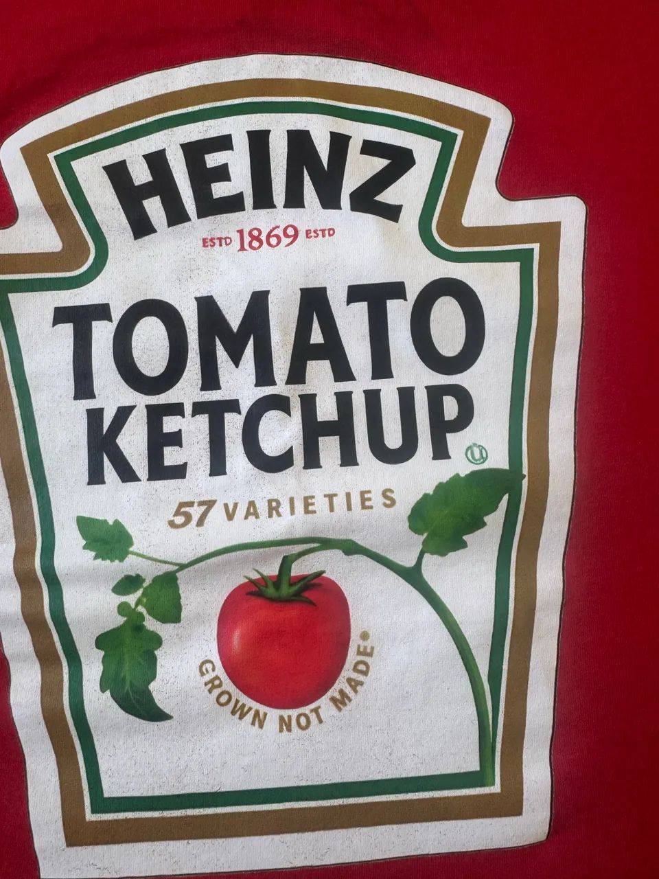Camisa ketchup GG 100% algodão  - Foto 2