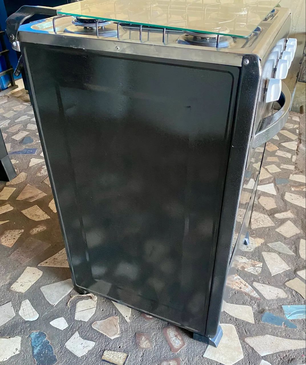 Fogão 4 bocas Esmaltec preto. ENTREGO - Foto 4