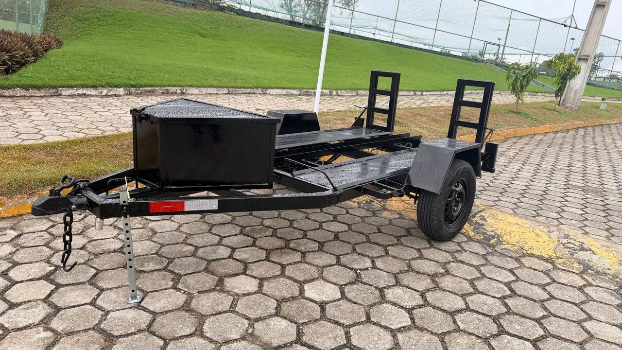 Carroça para quadriciclo emplacada,pronta pra uso. - Foto 3