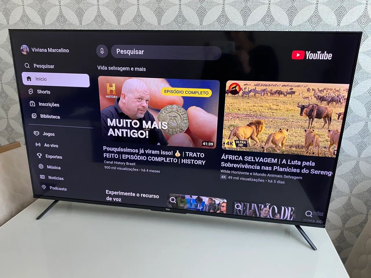 Smart TV TCL 50 Polegadas LED 4K UHD 50P635 - Entrego ! - Foto 4