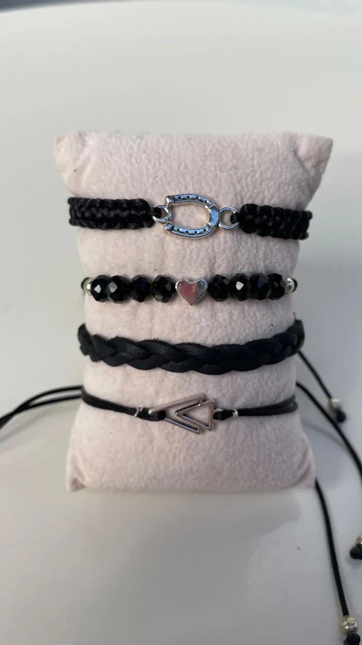 Kit pulseira macrame