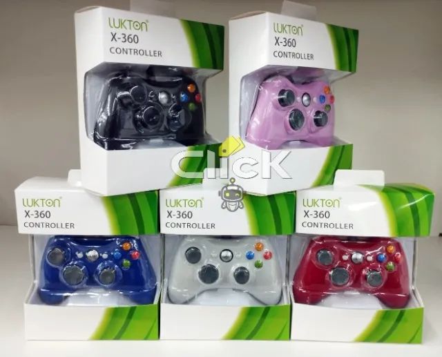 Controle Usb Com Fio Para x 360 Computador Notebook