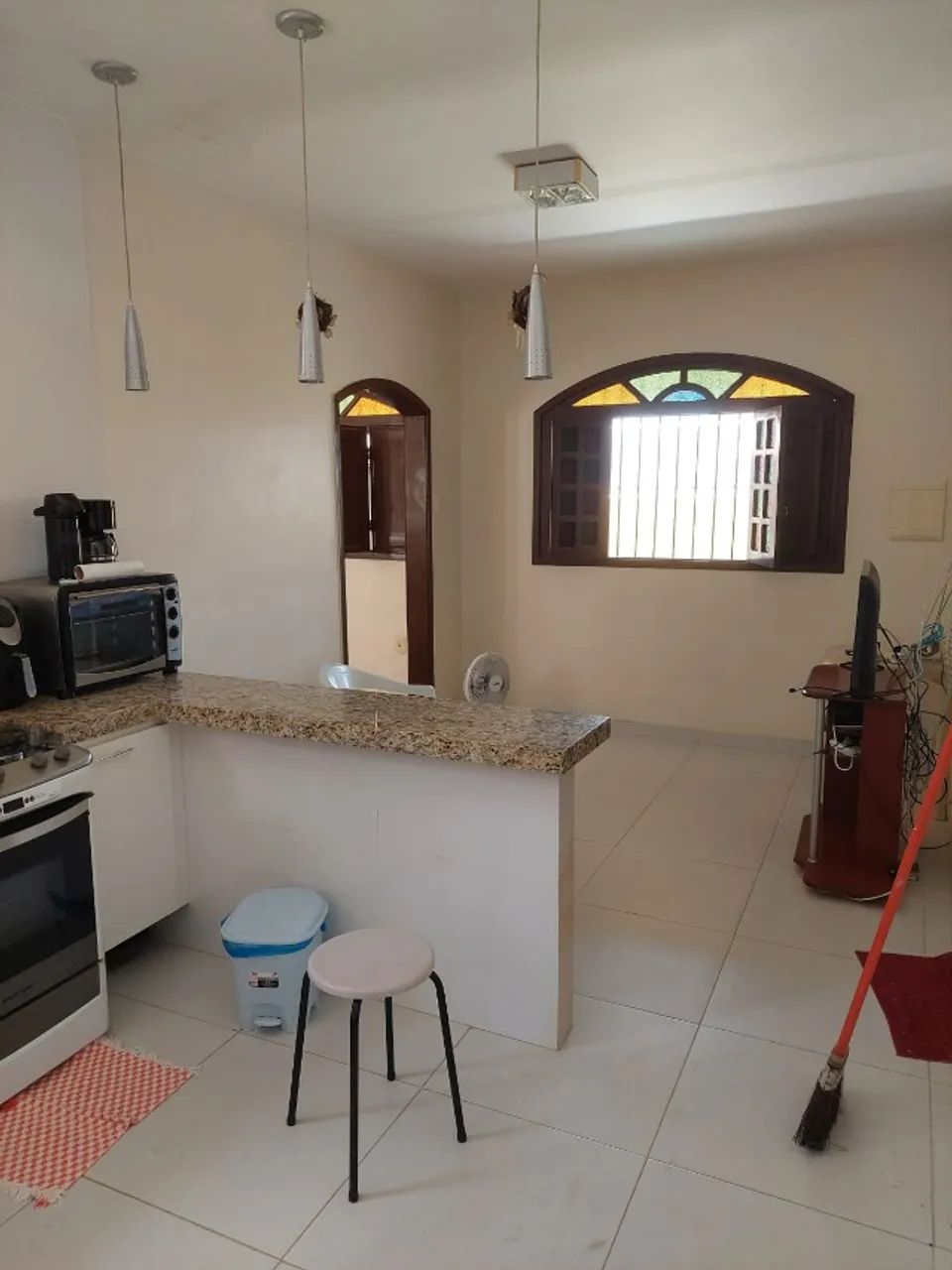 Casa temporada, Diária R$500 na quadra do mar, em Jacaraípe, município da Serra, Grande Vi - Foto 2