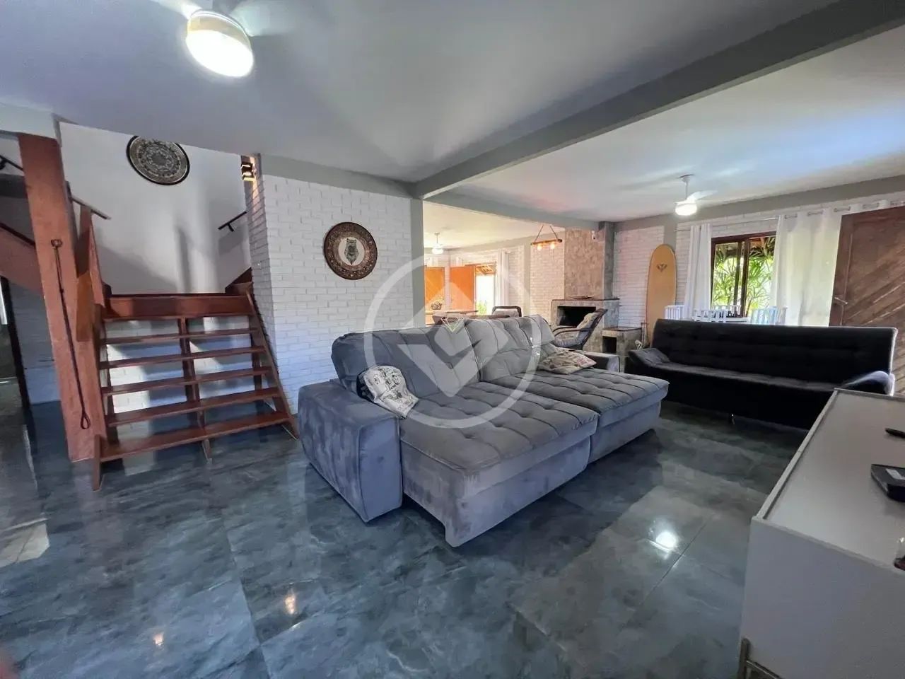 Casa com Vista para Mar, Jardim, Edícula e Campo de Futebol codigo: 307858 - Foto 5