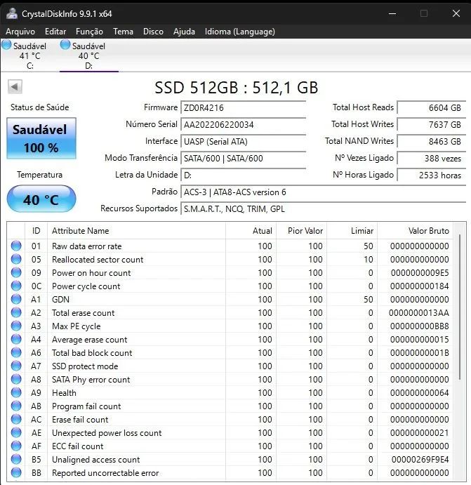SSD SATA 512GB  - Foto 2