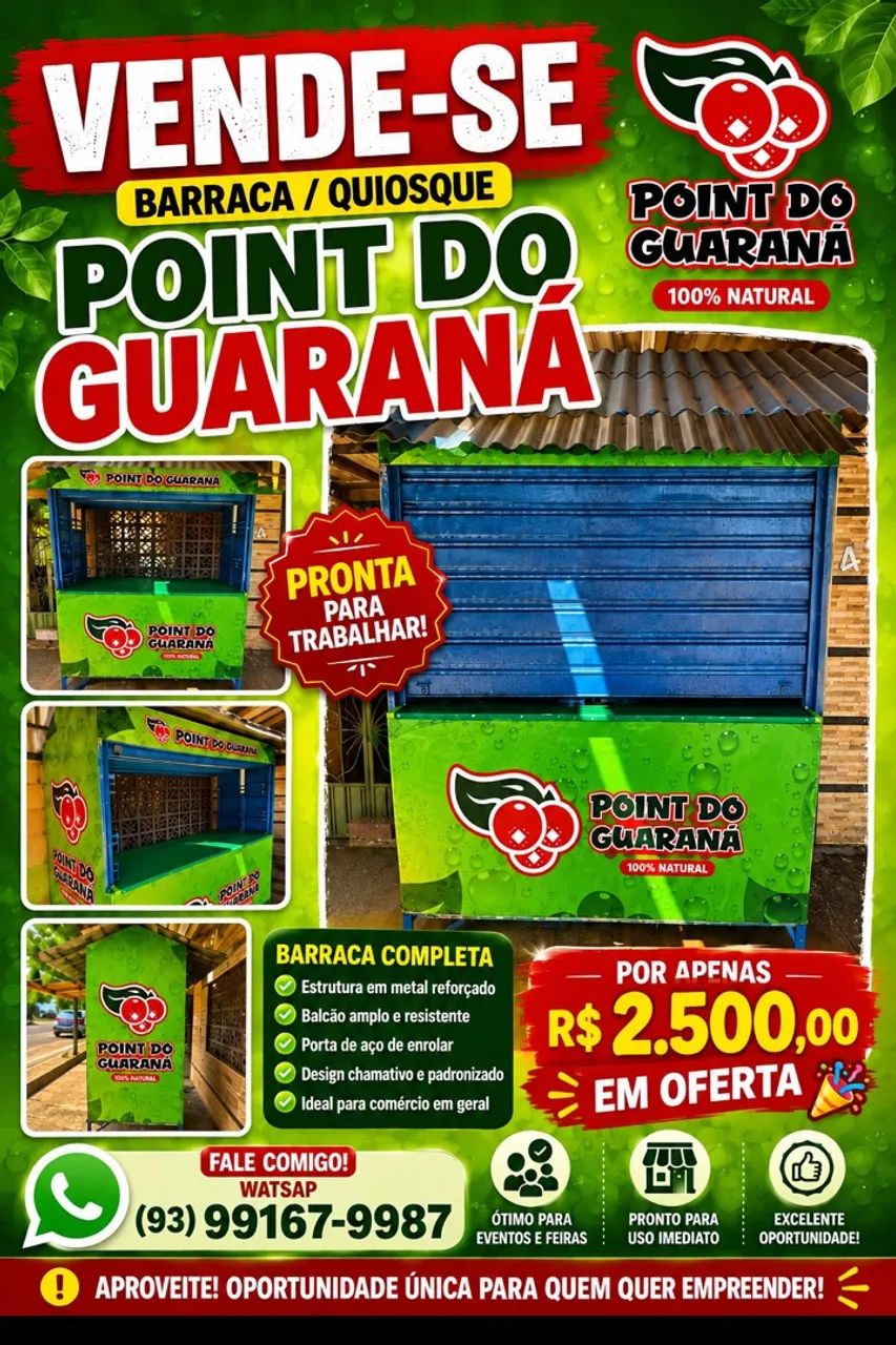 Carrinho de guaraná 