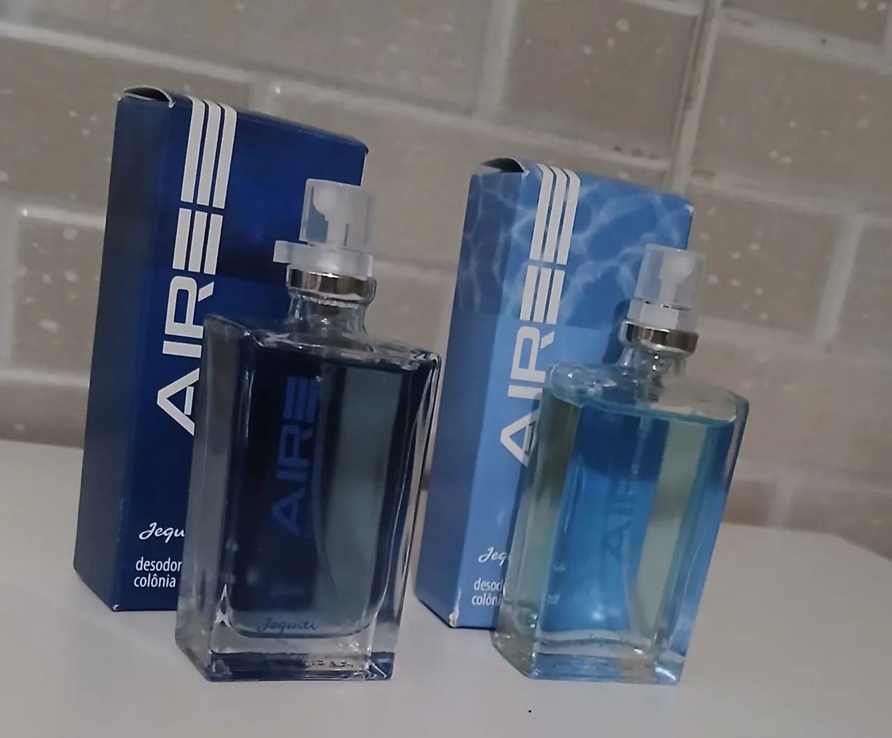 Perfume Masculino Jequiti Aire Azure e Aire Azure Intense.