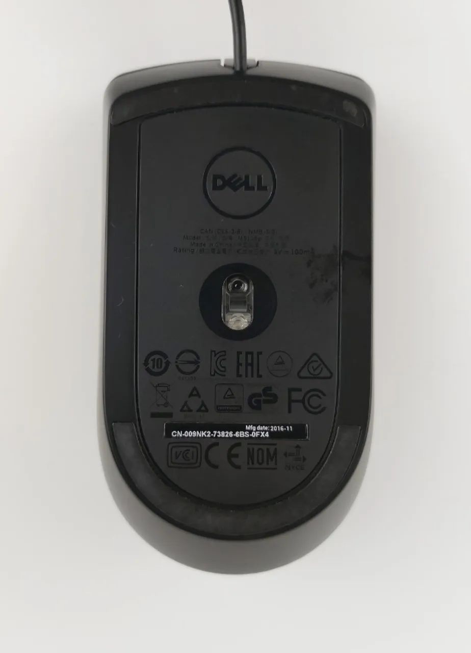 Teclado Dell USB com fio 0TY1YN + Mouse Dell USB com fio MS116 - Foto 5