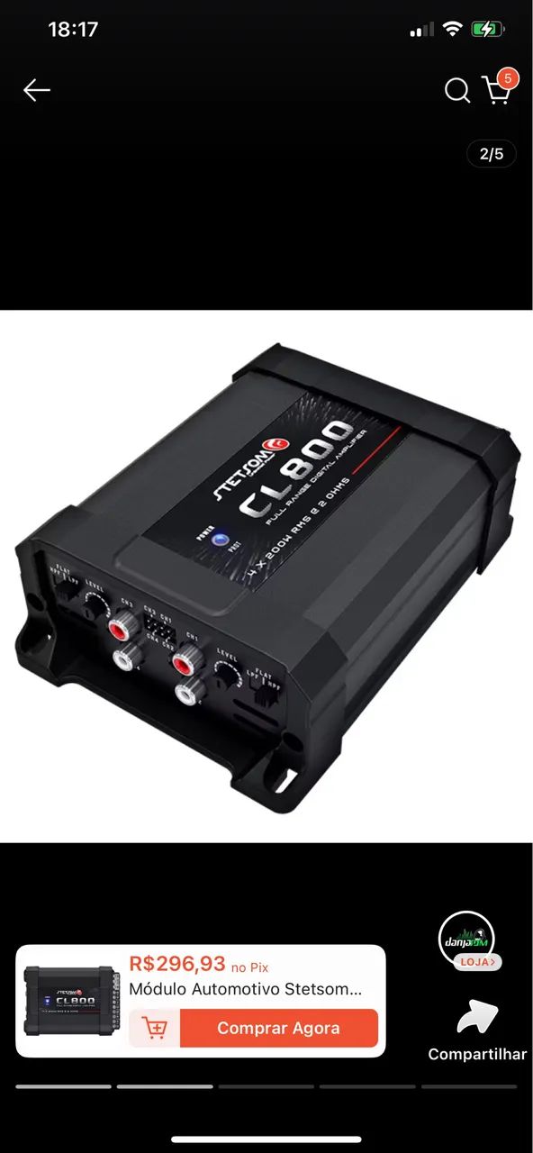 Stetsom CL800 4 canais 