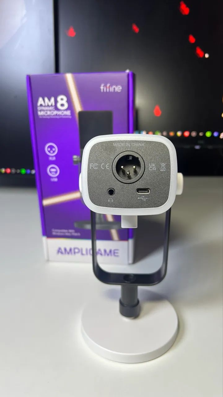 Microfone Fifine AM8 Ampligame White - Foto 3
