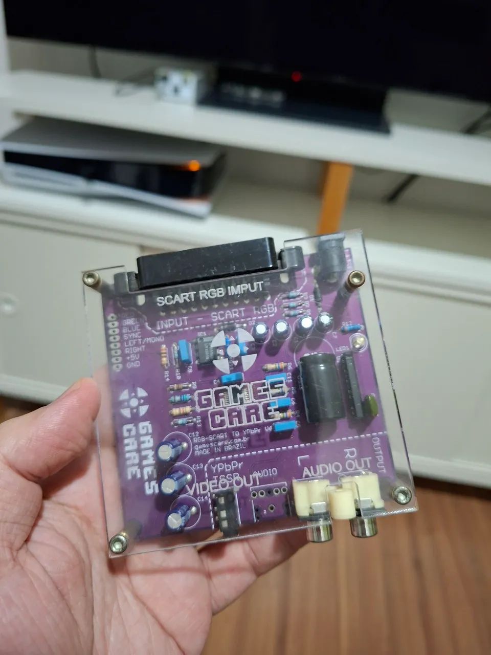 Conversor Scart para componente Gamescare
