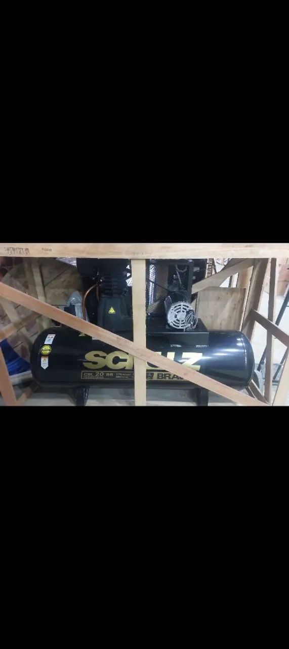COMPRESSOR 5CV 200L 220/380V TRIF CSL20 175LBF BRAVO SCHULZ - Foto 2
