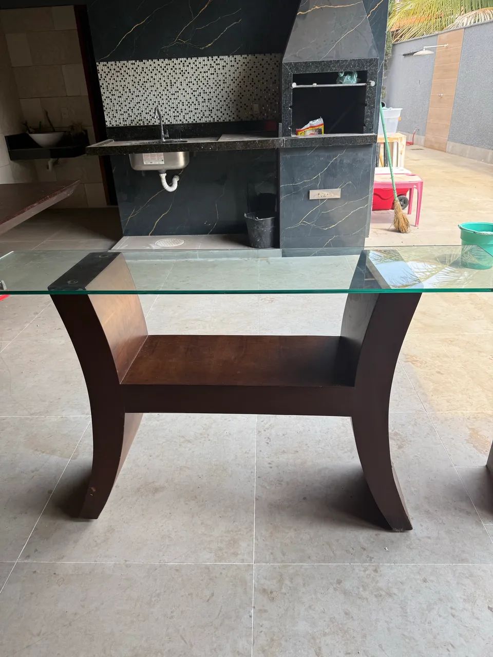 Mesa de jantar com aparador - Foto 5