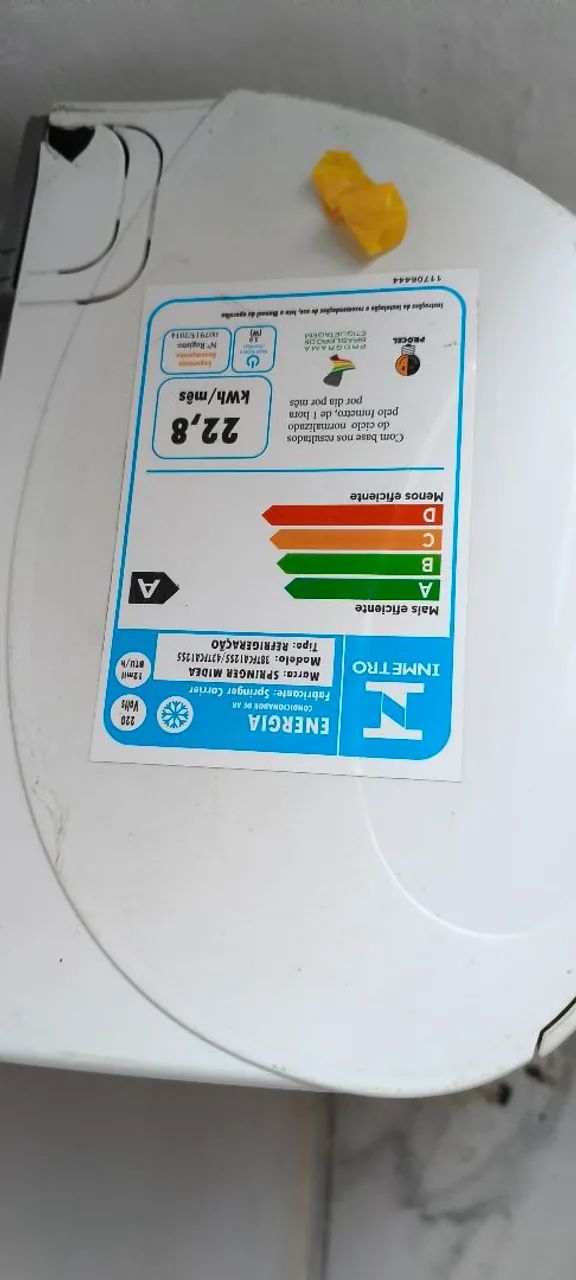Ar condicionado Midea 12.000btws