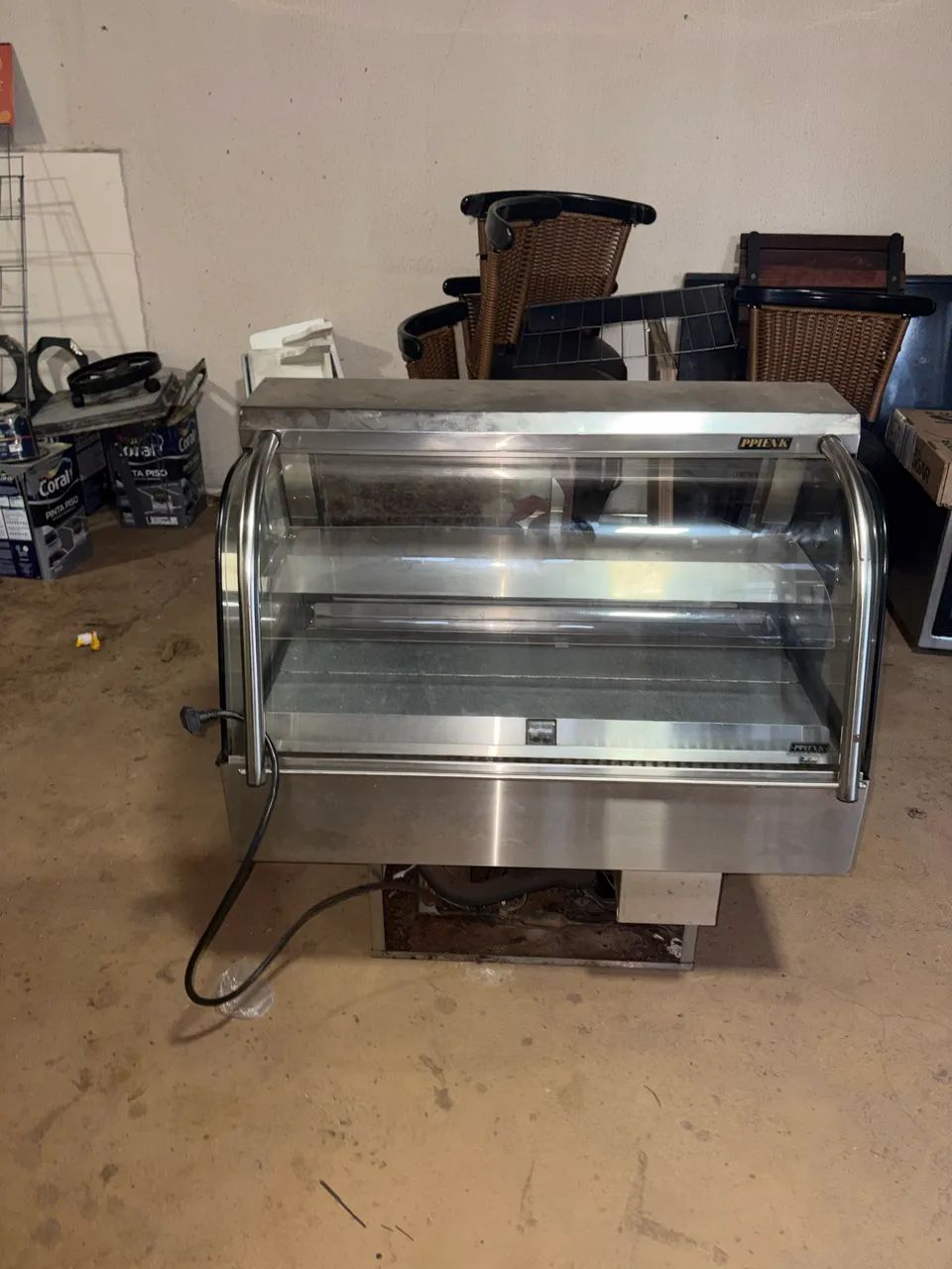 VITRINE REFRIGERADA DE BALCÃO - INOX
