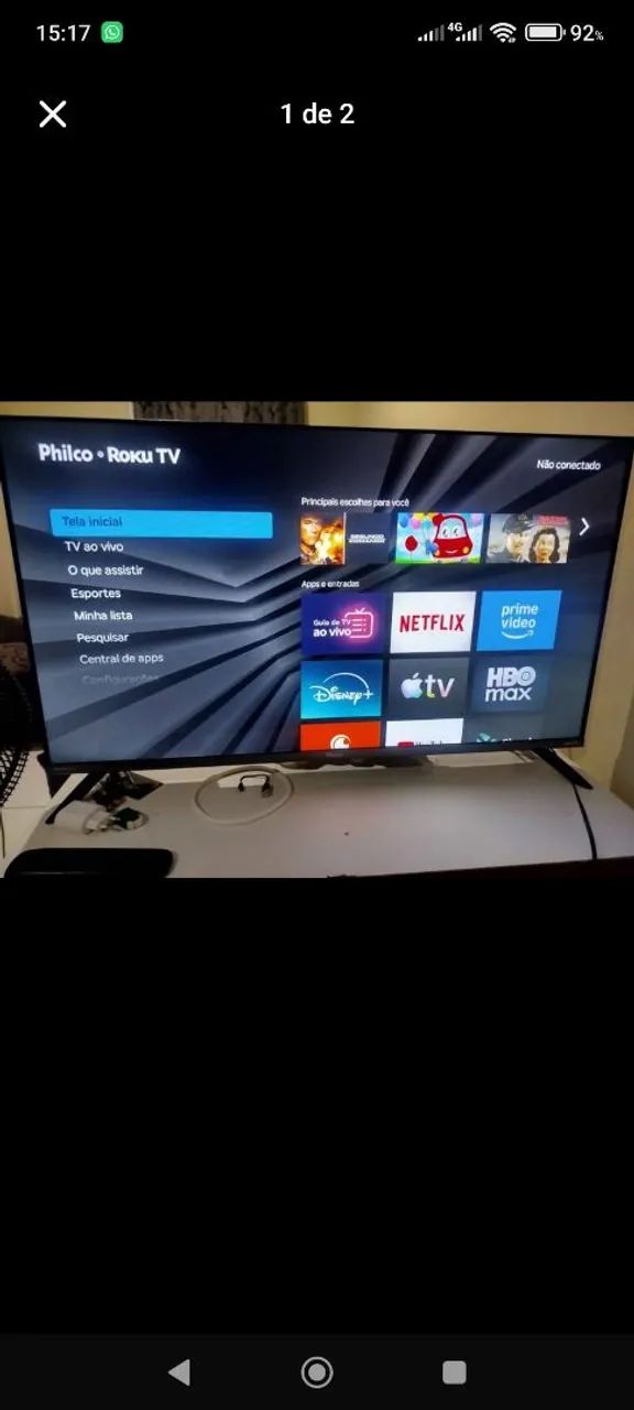 Televisão Philco 40 polegadas [Roku] - Foto 2
