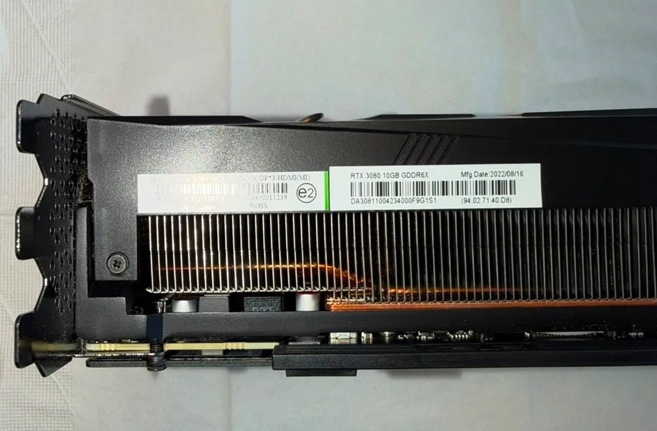 Placa de Vídeo RTX3080 - 10GB RAM  - Foto 2