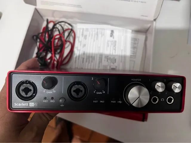 INTERFACE FOCUSRITE SCARLETT 6i6 - 2a GERAÇÃO - Foto 4