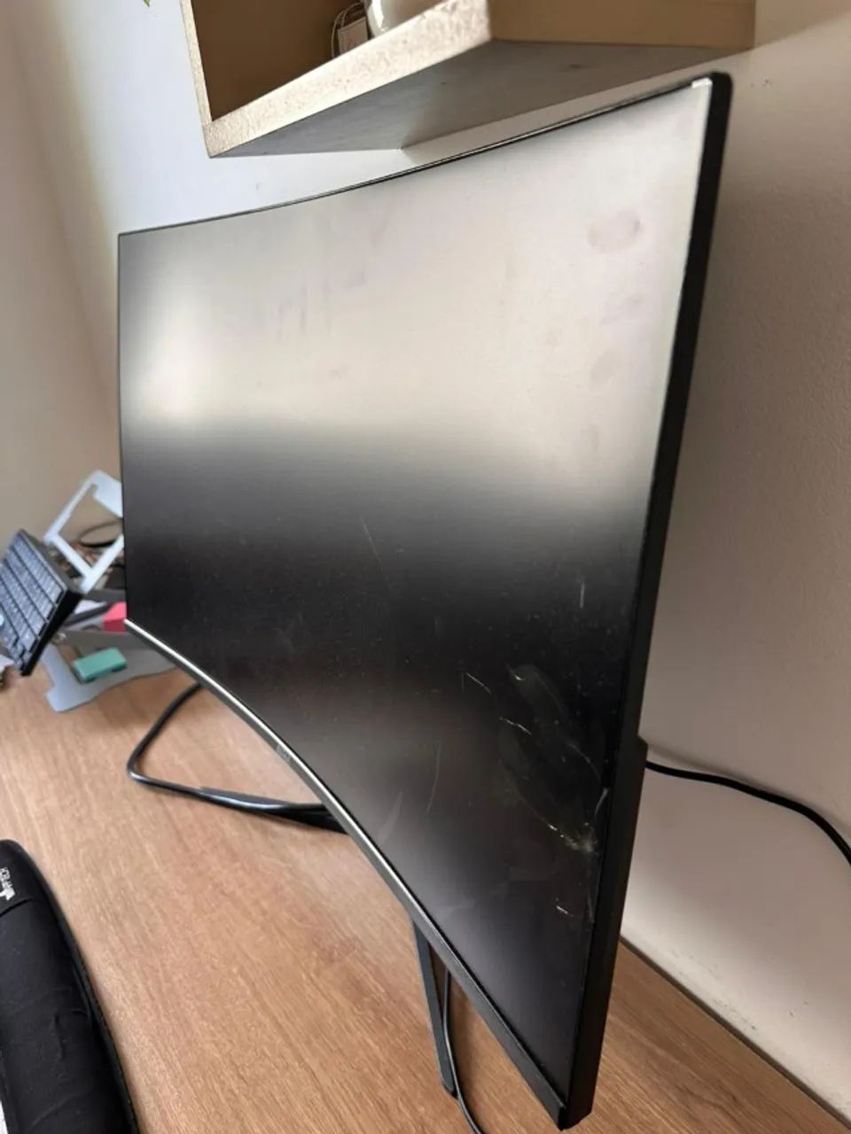 Monitor Computador Gamer Curvo Lcd 27 Polegadas Hdmi 75hz 3ms Full Hd - Foto 2