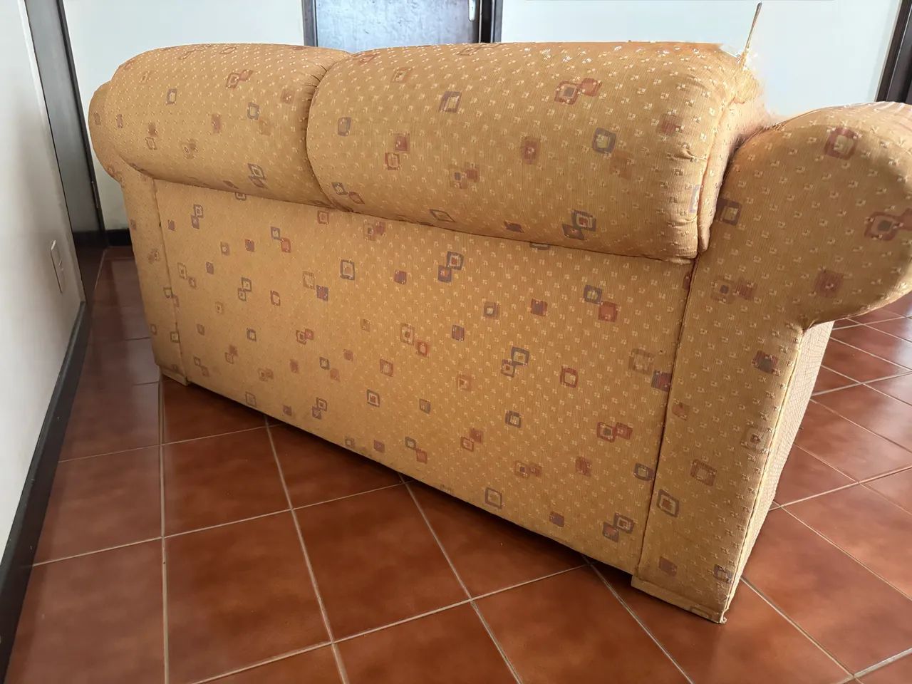 Sofás com estrutura reforçada , tecido, 2 lugares  - assentos de molas - usados  - Foto 5