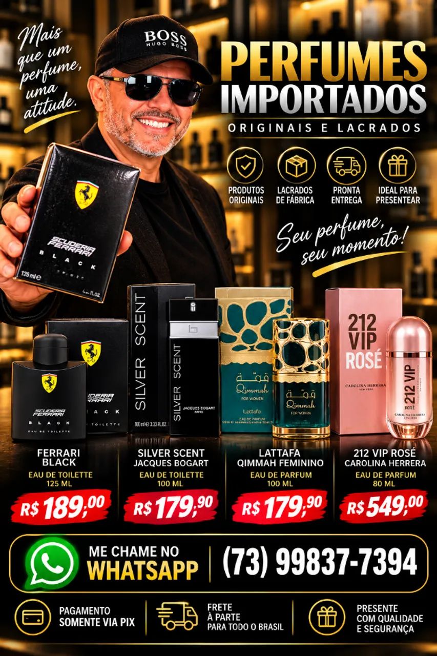 PERFUMES ORIGINAIS LACRADOS