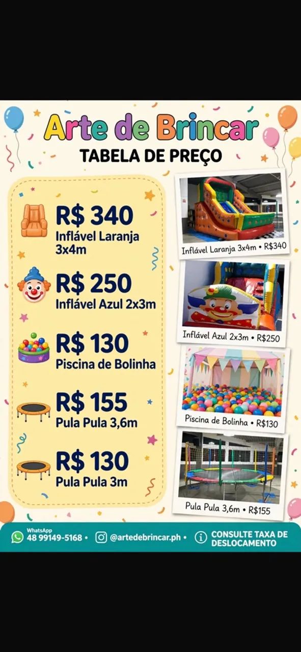 Aluguel de Brinquedos 
