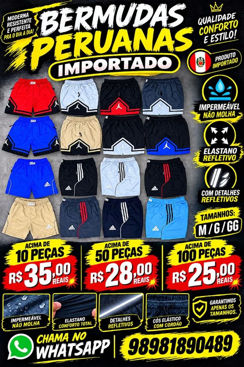 Bermuda impermeável  - Foto 3