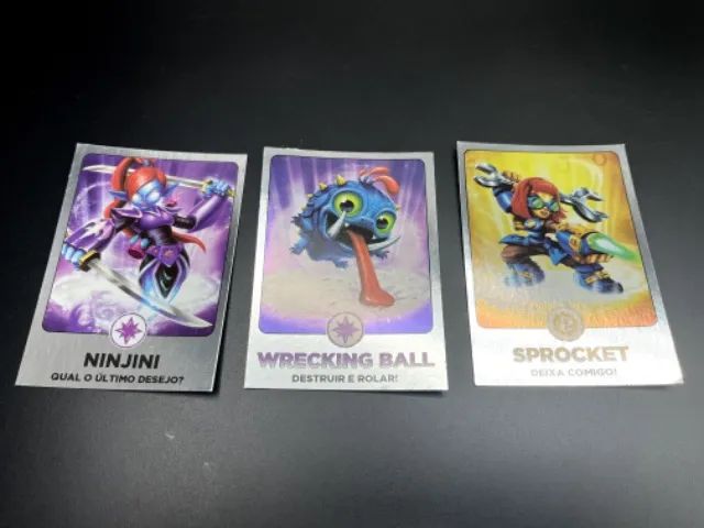 CARTAS COLECIONAVEIS SKYLANDERS LOTE