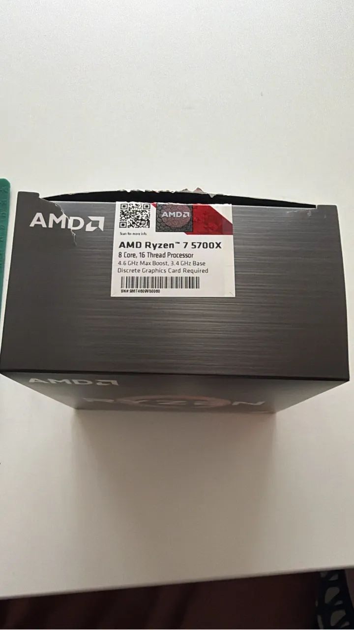 Processador ryzen 7 5700x 6 meses de uso - Foto 2