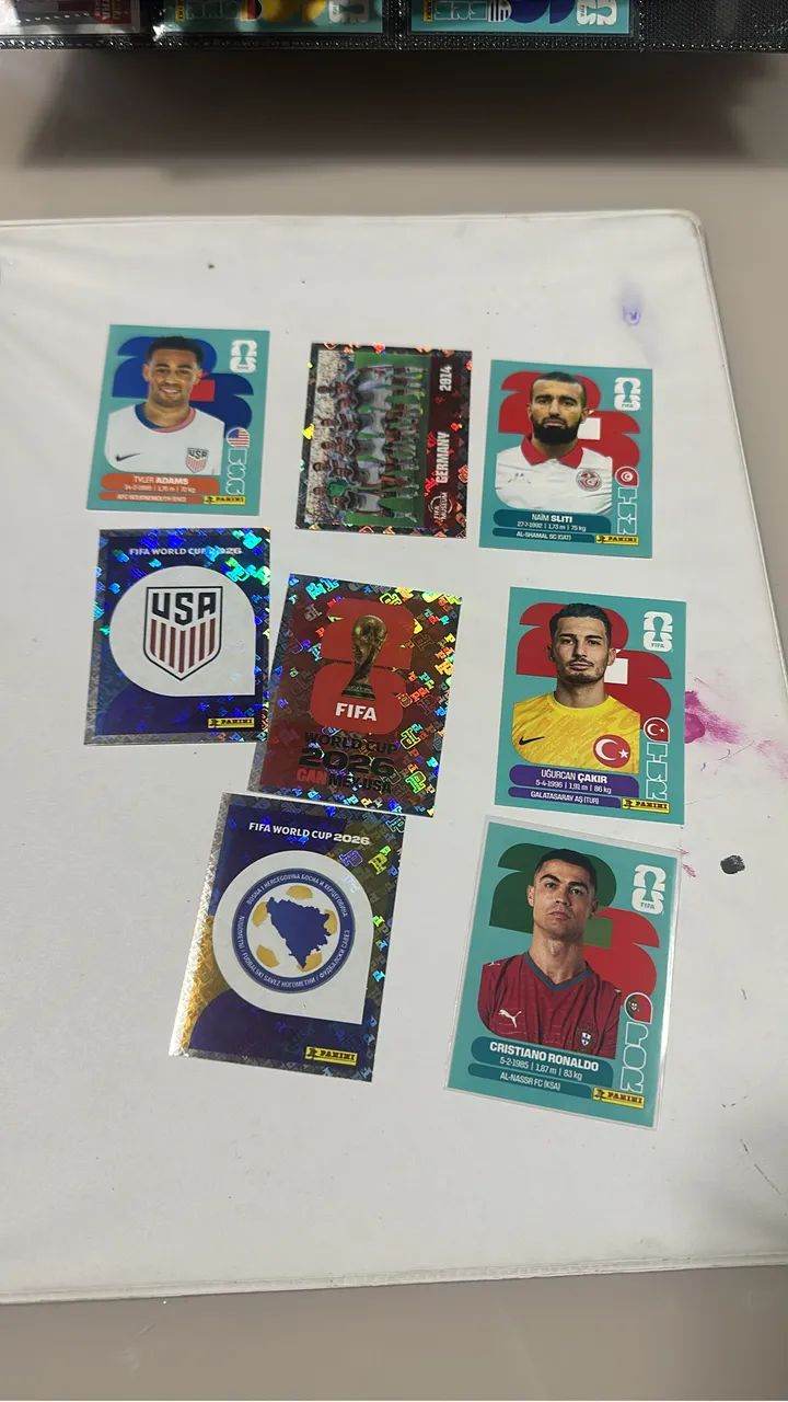 Figurinhas da copa a partir 1 real 