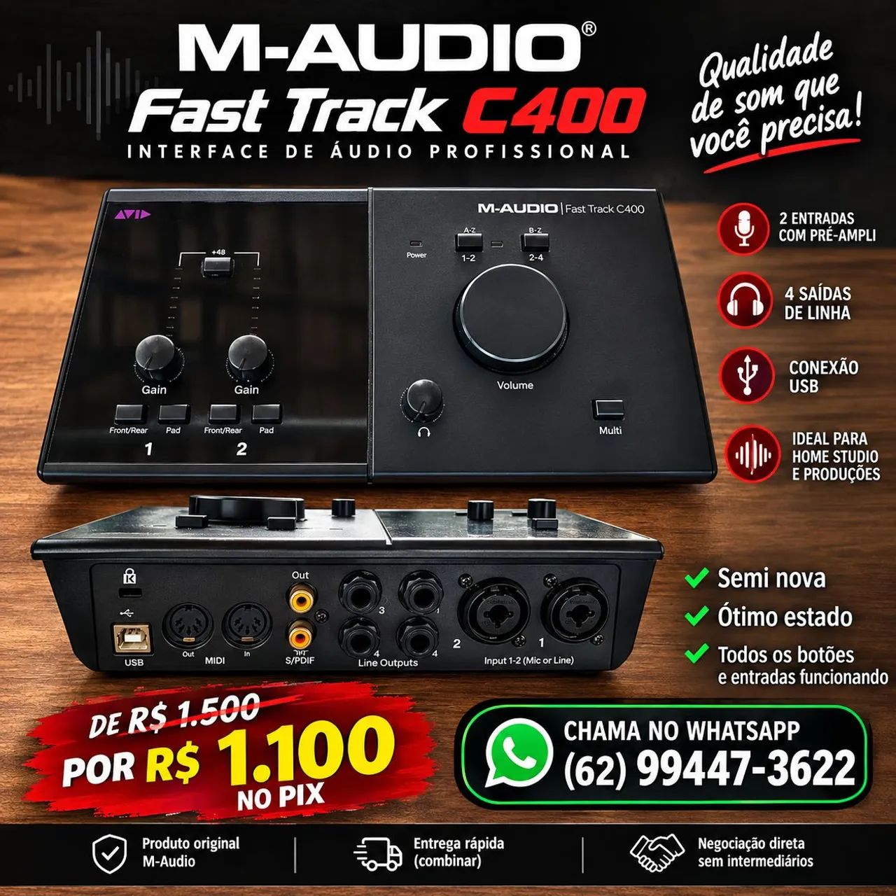 M-audio Fast Track C-400 