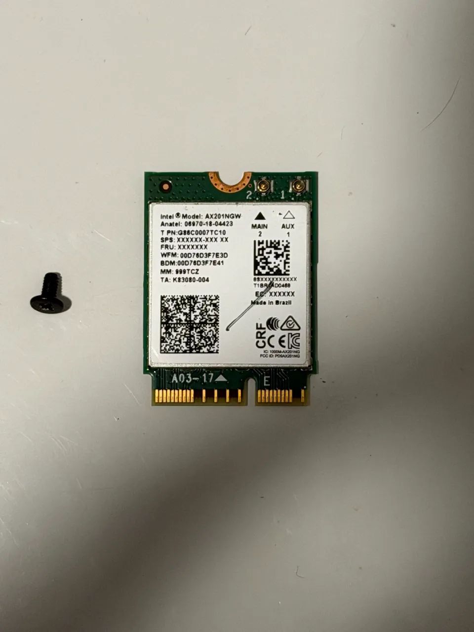 PLACA WI-FI ORIGINAL AVELL A70 MOB